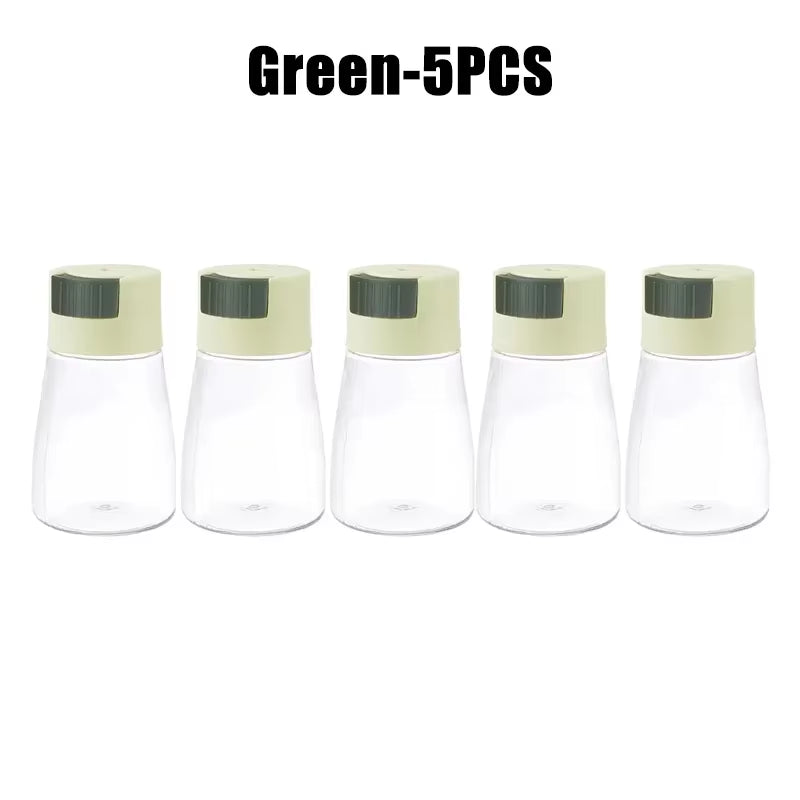 Salt and Pepper Shakers Precise Quantitative Push Type Measuring Seasoning Shaker Press Type Salt Dispenser Spice Dispenser