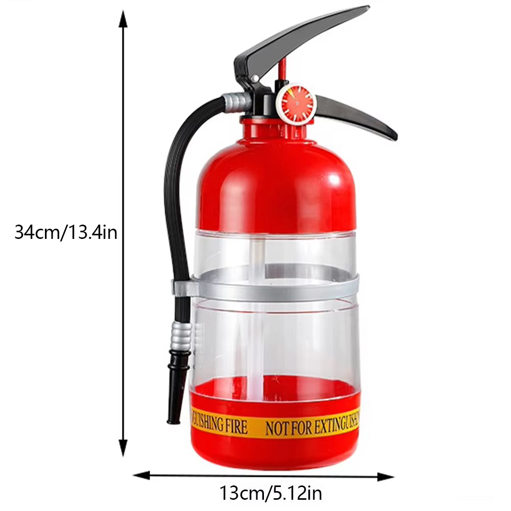 1.5L Beer Wine Drink Dispenser Creative Fire Extinguisher Shape Liquor Dispenser Wine Spirits Beer Beverage Party Bar Accessory