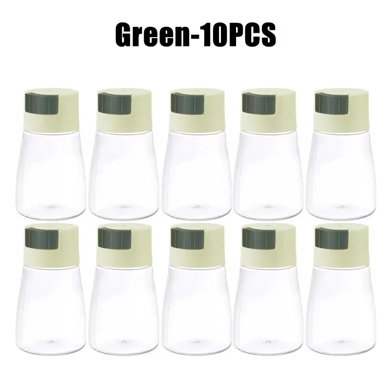 Salt and Pepper Shakers Precise Quantitative Push Type Measuring Seasoning Shaker Press Type Salt Dispenser Spice Dispenser