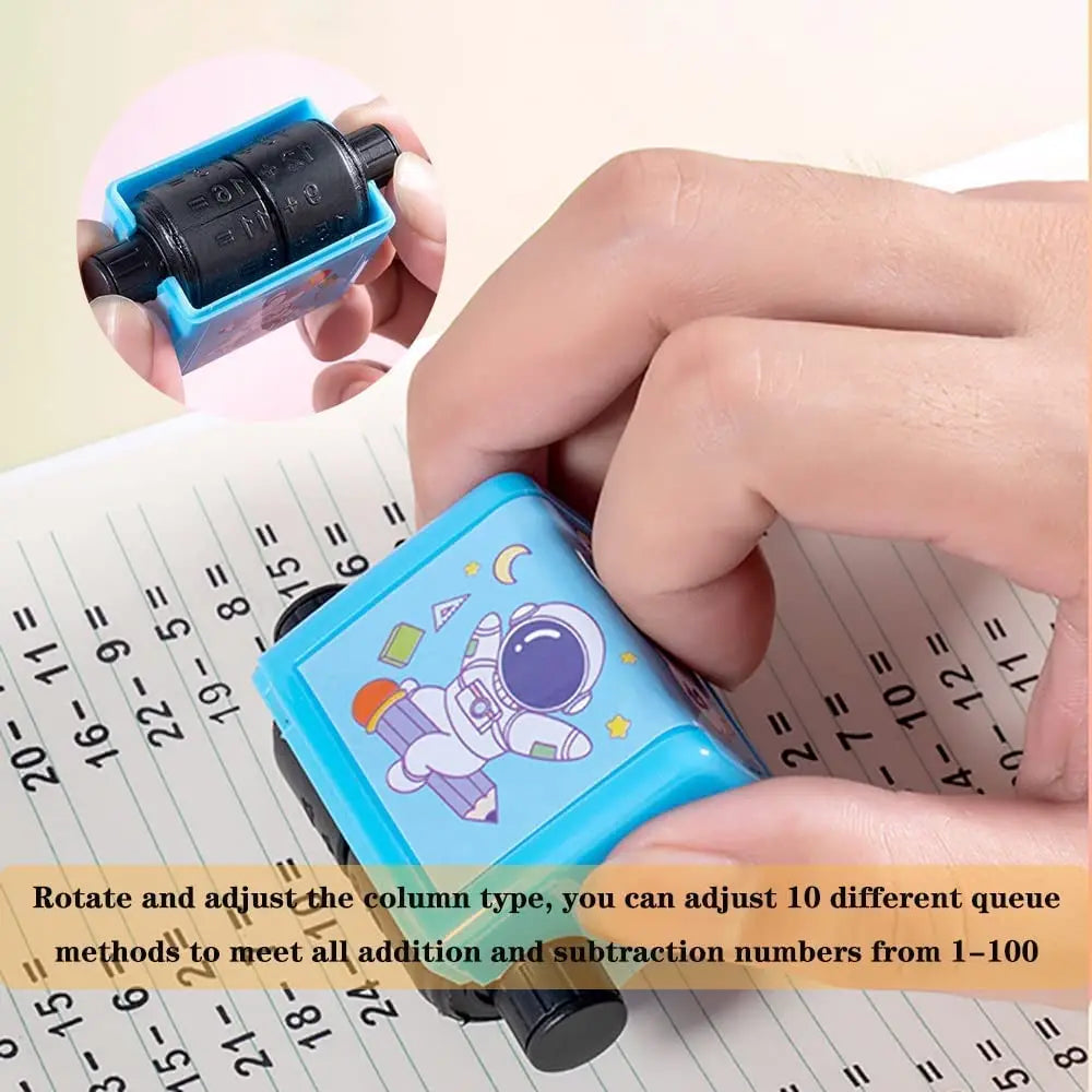 Roller Digital Teaching Stamp Multiply Divide Addition Subtraction Maths Reusable Calculation Educational Exercises within 100