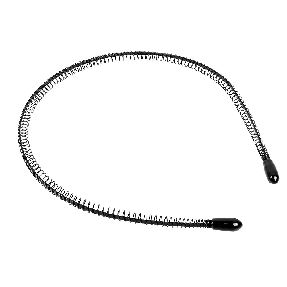 6/1pcs Fashion Metal Hair Band for Men Women Unisex Black Waved Hair Head Hoop Sports Headband Hairband Hair Accessories