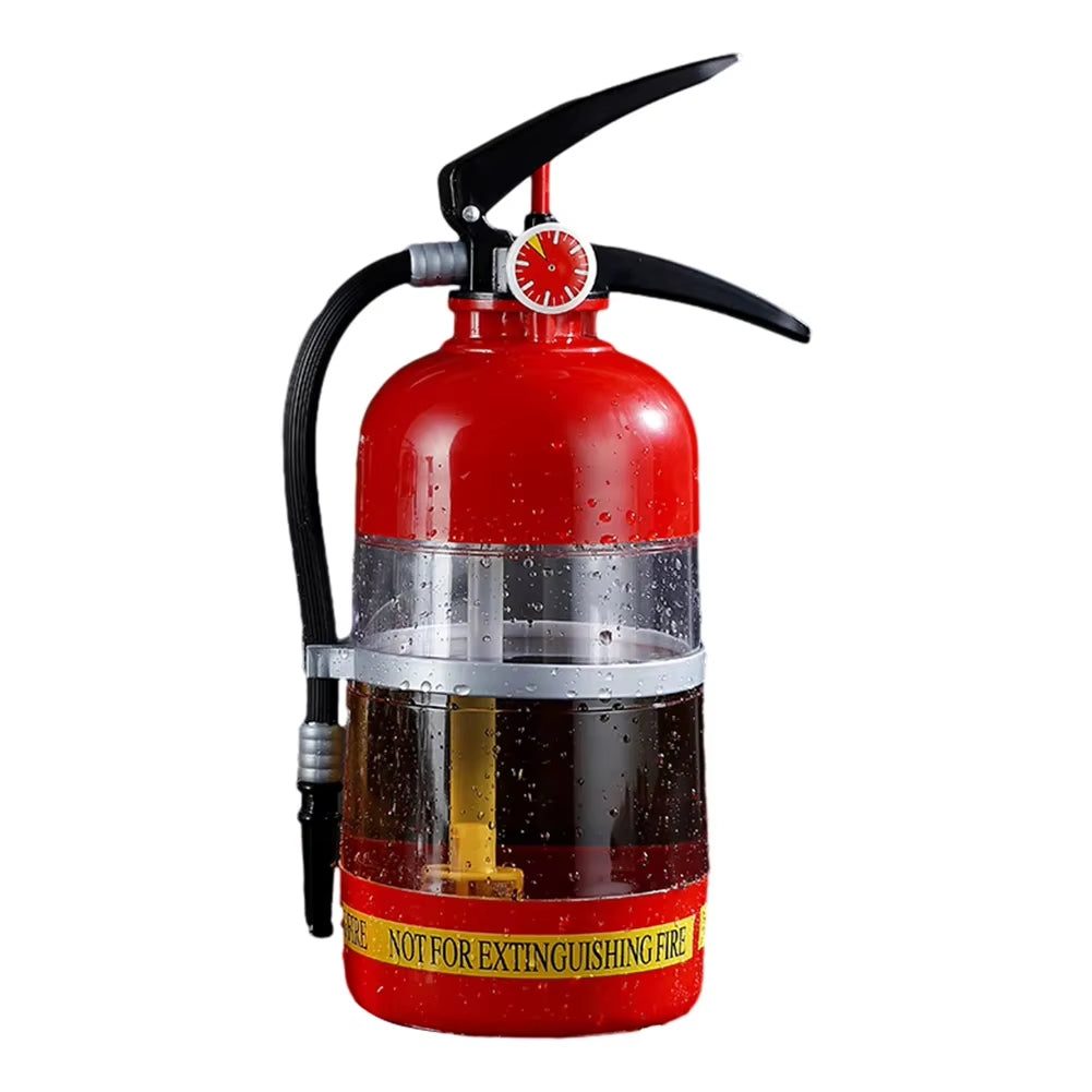 1.5L Beer Wine Drink Dispenser Creative Fire Extinguisher Shape Liquor Dispenser Wine Spirits Beer Beverage Party Bar Accessory